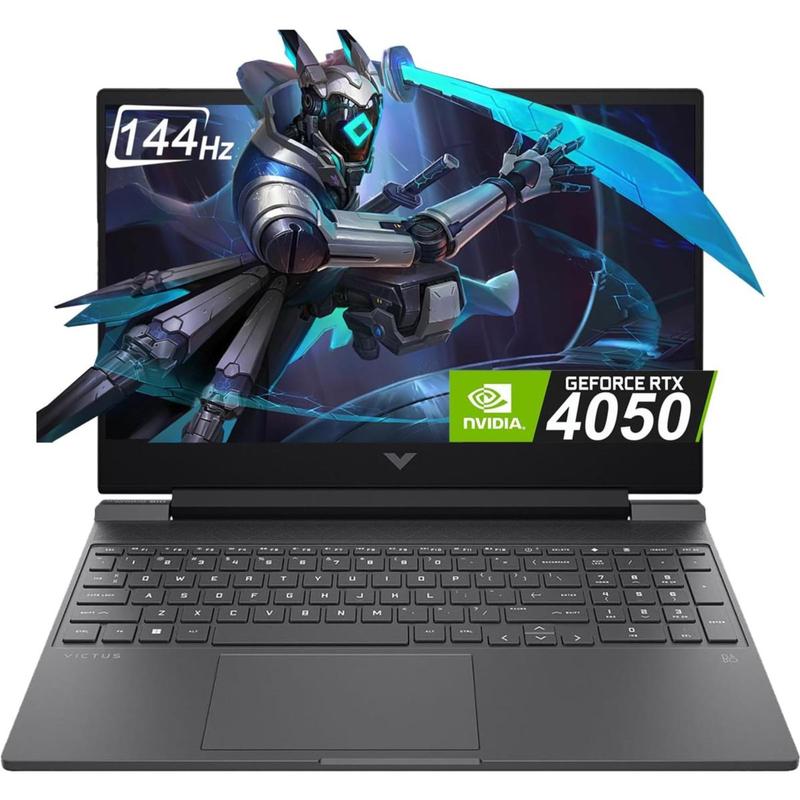 HP Victus 15.6" Full HD Gaming Laptop – Core i5-13420H – 512GB SSD – 16GB RAM – RTX 4050 – Mica Silver (Brand New)