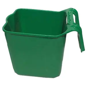Tuff Stuff Products  14 qt. Square Fence Hook Bucket, Green