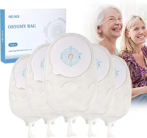 10PCS Urostomy Bags, One Piece Stoma Bag for Urine Anti-backflow Urostomy Bag Suppliers, 15-45mm Cut-to-Fit Drainable Pouch Ostomy Stoma Bags for Ileostomy Stoma Care