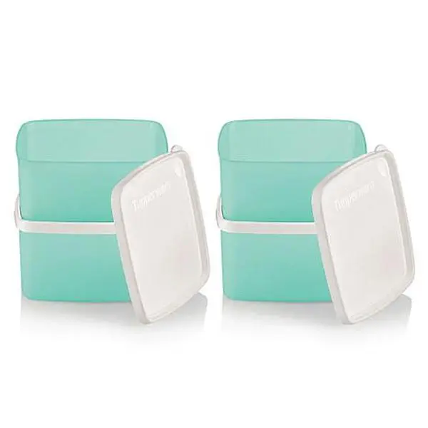 Tupperware 8-piece Square Stacking Container Set