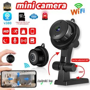 V380 WiFi Wireless Home Security 1080P HD Video Camera/Dome Camera/Night Vision/Home IP Camera/Motion Detection/Security Surveillance System/Mini Size, iOS/Android App - Cloud Service Available