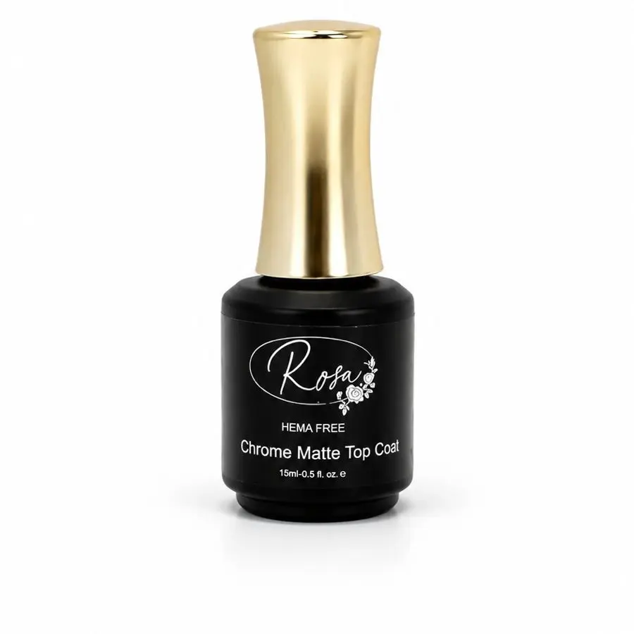 Chrome Matte Top Coat - Isolated Chrome Gel Top Coat