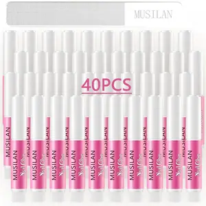 Nail Glue,Super Strong & Long-Lasting & Ultra Quick 40PCS Nail Glue for Acrylic Nails Press on Nails Professional Nail Gel for Stick On Nail Tips & Acrylic Nails & Nail Art Supplies 0.07OZ/PCS