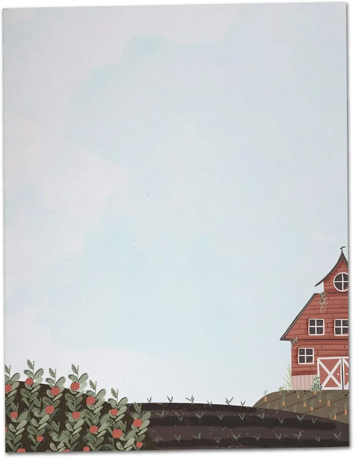 Farm Life Stationery Paper - 60 Sheets Letterhead Paper