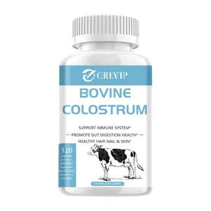 GREVIP 120 Capsules Colostrum  1000MG Hair Skin and nails Health & Immune Support