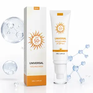 HOYGI Universal Tinted Face Moisturizer Sunscreen SPF 50 PA+++ Water Resistant Non-Greasy for All Skin Types Hydrating & Moisturizing