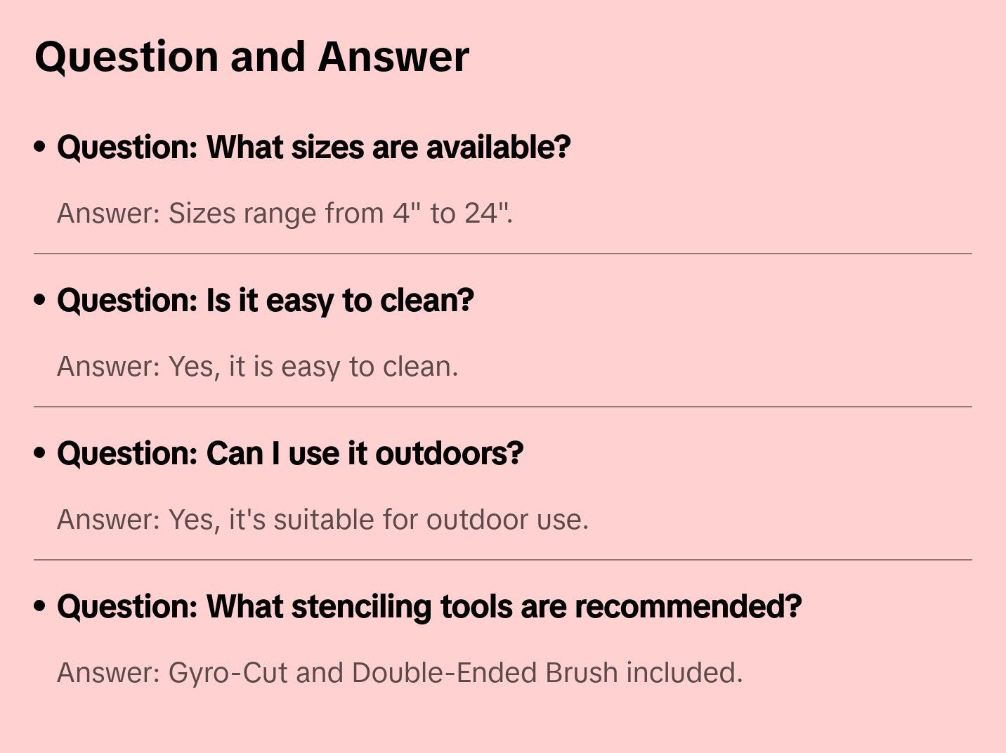 Fireplace Flame Stencil