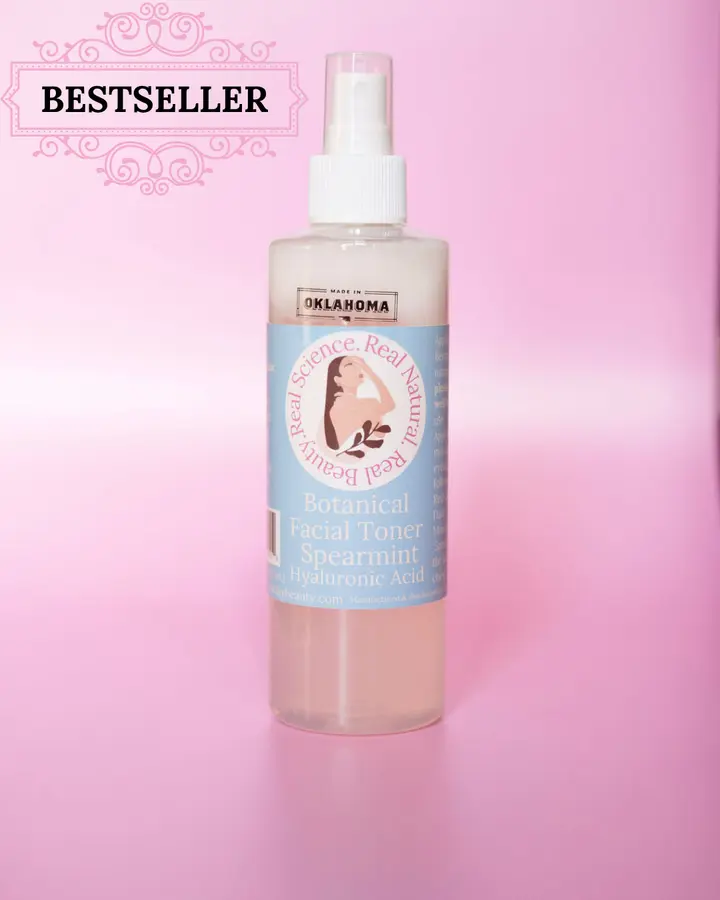 Spearmint Toner Setting Spray Hydrating Mint Hyaluronic Acid Facial Mist Moisturizing Aloe Aloe Vera Dewy Flawless Skin Repair