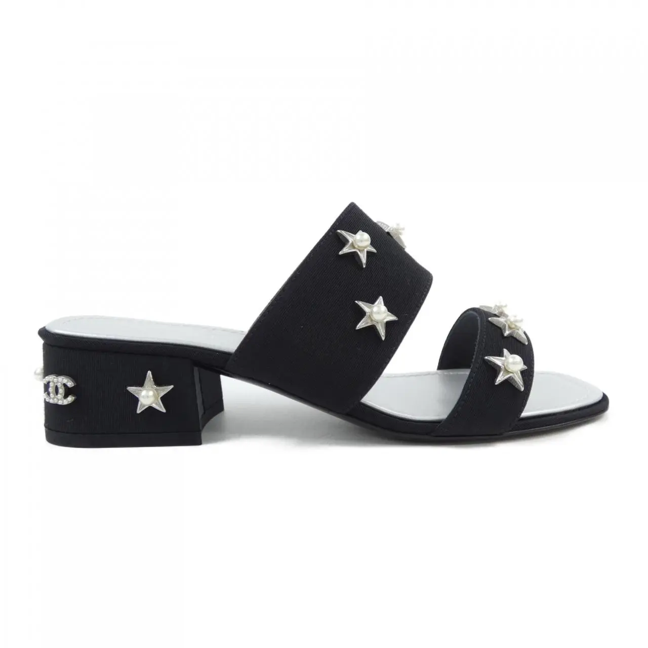 Pre-owned CHANEL Others Small Leather Goods Groggrain Sandals