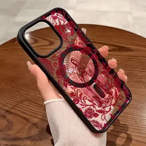 Premium Magnetic Case for iPhone11/12/13/14/15/16/17 promax Air Virgin Mary y2k cased MagSafe Ready, Anti-Fall, Springtok and Ultra-Thin Design |   Perfect for Everyday Use Protector Screen Protector Aesthetic Resistance Protection Protective