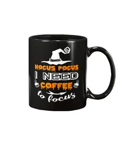Hocus Pocus I need Coffee to Focus coffee mug 15 ounces NDH