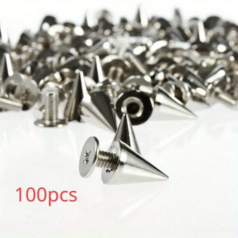 Punk Spike Rivet, Cone Rivet, Multi-application Rivet for Clothes, Bag, Shoes, Hat, Jeans, DIY Accessories for Daily Use