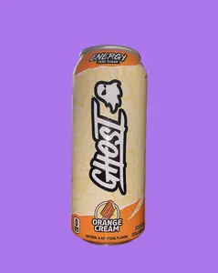 Ghost Orange Cream Energy Drink Zero Sugar 16FL.OZ