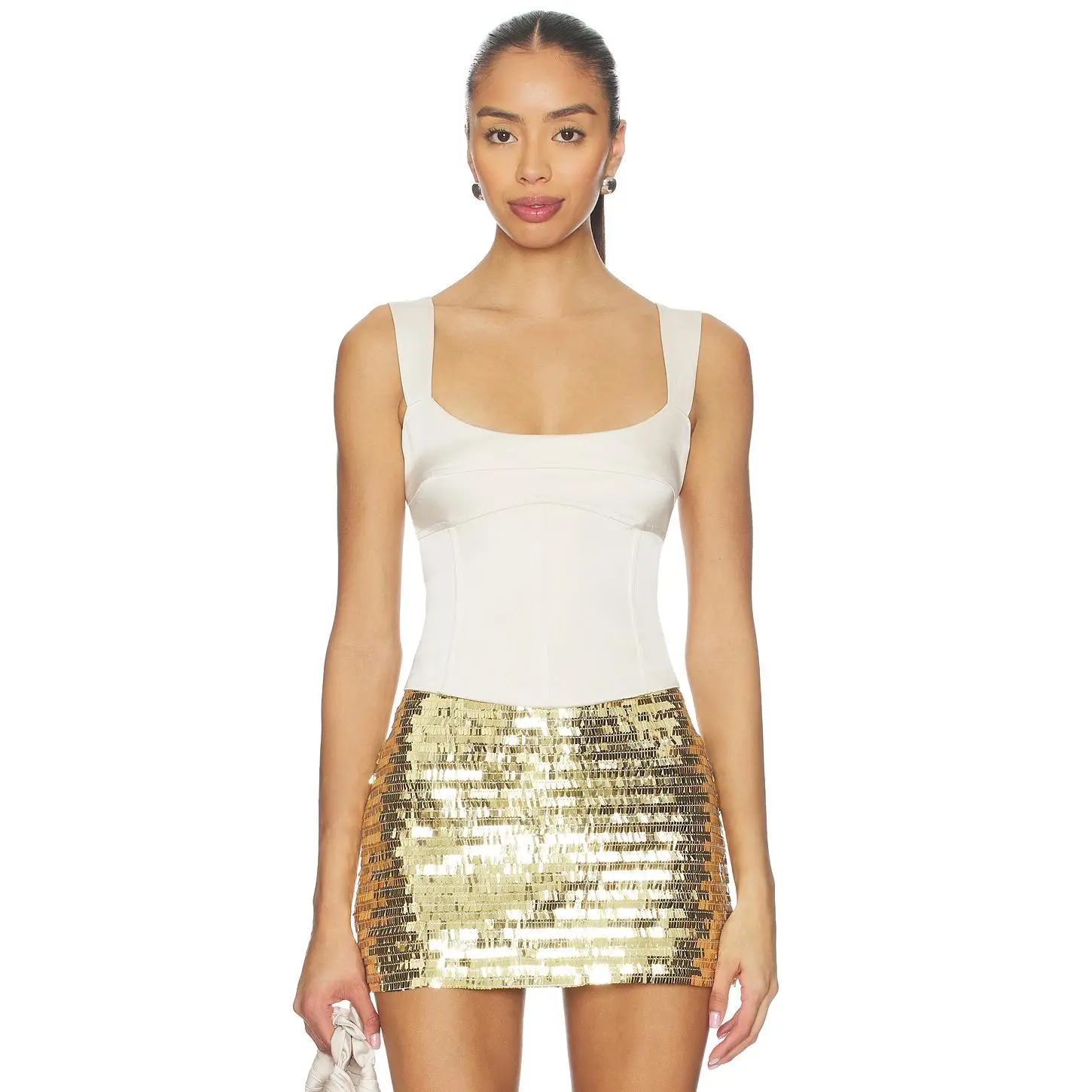 Runaway The Label Sindy Bustier in Champagne