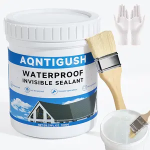 35oz Transparent Waterproof Sealant Coating Invisible Waterproof Agent, Waterproofing for Roofs,,, Shower, Wood, Indoor & Clear Sealer 1kg