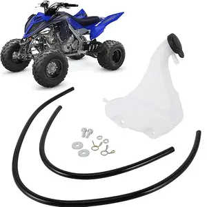 Raptor700 Tank Radiator Reservoir Coolant Bottle Overflow Hoses Cap for Yamaha Raptor700 ATV