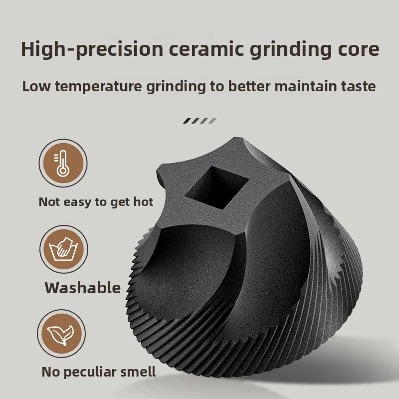 Hand Cranked Coffee Grinder Coffee Bean Grinder Manual Coffee Grinding Tool Hand Brewing Equipment Small Household Hand Grinding Coffee Machine Hand Cranked Coffee Grinder Coffee Bean Grinder Manual Coffee Grinding Tool Hand Brewing Equipment Small Household Hand Grinding Coffee Machine