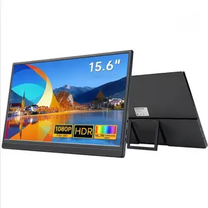 Portable Monitor 15.6'' FHD 1080P 60Hz Laptop Screen Extender for PC Mac Xbox Switch PS5 iPhone IPS Display Computer Display HDR External Screen Game Workfromhome
