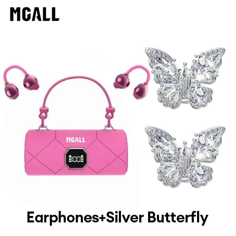 Pink+Silver Butterfly