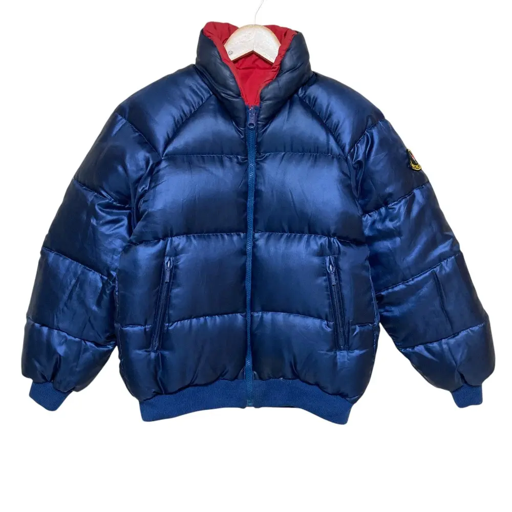Pre-owned MONCLER Cotton Small Leather Goods Vintage Reversible Down Jacket