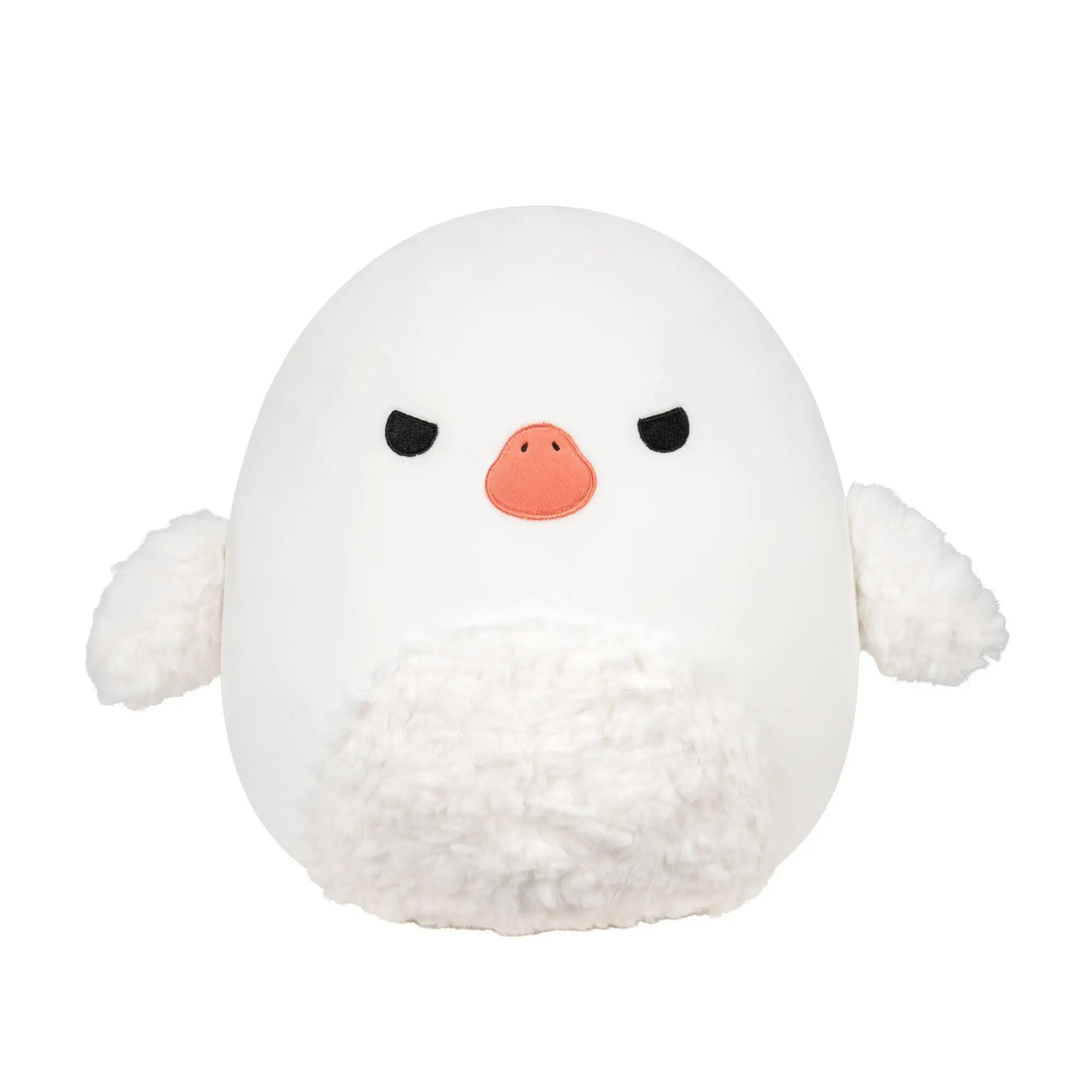 Squishmallows 12-Inch Select Series Gander the Flocked Angry Goose