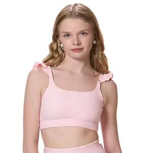 Whimsical Ruffle Top - Blush