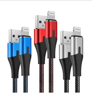 USB iPhone Charging Cord MFi Certified 3ft 3Pack Lightning Charger Cable 3 ft for Apple iPhone 14/13/12/11 Pro/Max/X/XS/XR/8 Plus/7/6/5S/SE/5/iPad/Air 2/Mini 3 Foot Charge