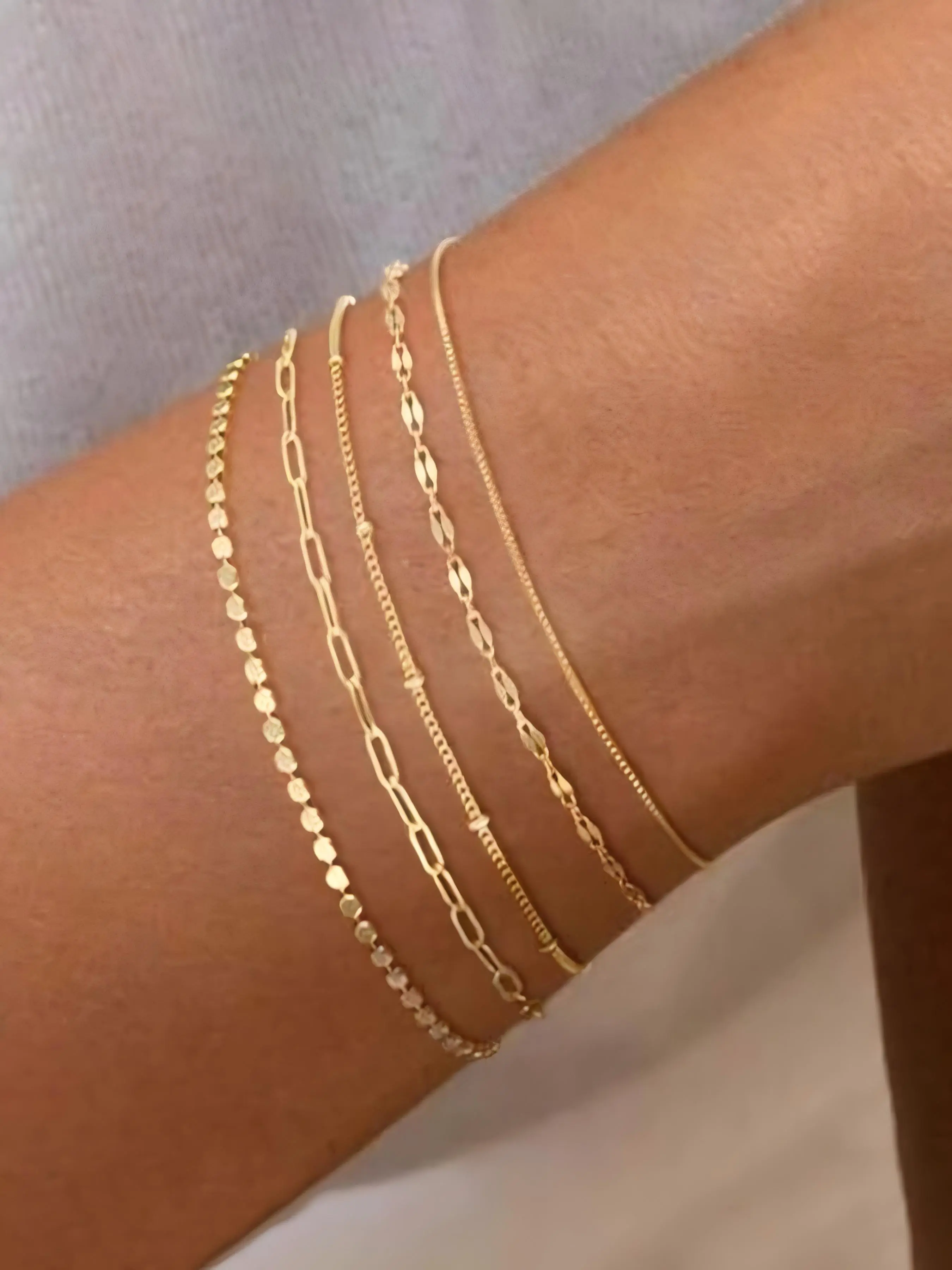 Women's Elegant Minimalist Chain Bracelets, Trendy Exquisite Bracelets, Fashionable Jewelry As Birthday Gift for Girlfriend, High Quality Bracelet, Bracelet Set