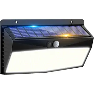 Home FurnishingsPeasur 368 LED Solar Lights Outdoor Motion Sensor, Fence Light With 3 Lighting Modes, Solar Powered Security Lights Waterproof For Outside Yard Wall Garden Backyard Garage