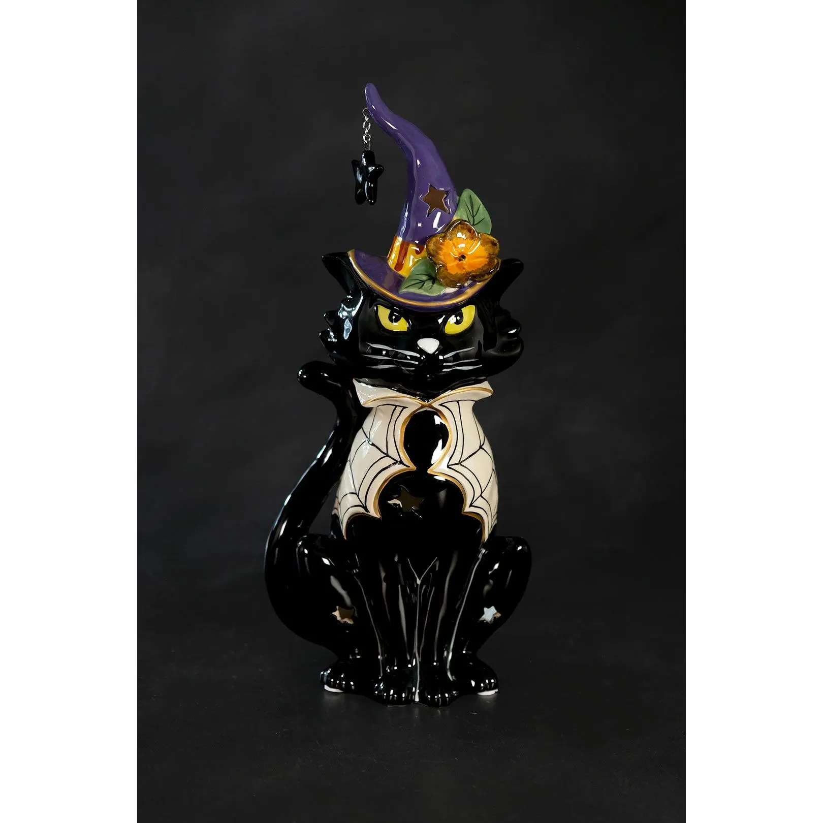Black Cat Tealight Holder