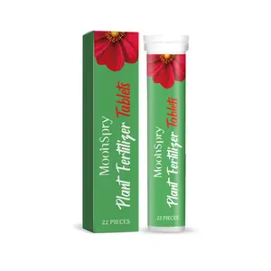 MoonSpry Organic Soothing Fertilizer Tablets - Concentrated Effervescent Fertilizer for Green Plant Potted Cultivation