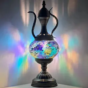 Dark Purple Sky Vintage Mosaic Lamp