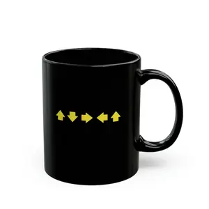 Reinforce Your Morning - Helldivers Inspired Black Mug, coffee mug svg, Mothers Day Mug, ceramic coffee mug, Helldivers 2 Mug, For Democracy Mug Drink Drinkware Printed Classic Tea Cup Tumbler Washable