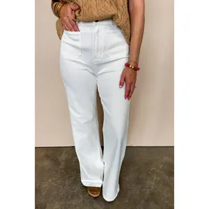Anniewear Straight Leg White Jean