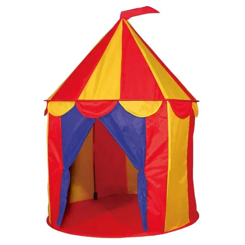 Red Floor Circus Tent Indoor Play House Outdoor Castle