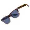 CARFIA Men's 90s Retro Polarized Classic Square Sunglasses - UV400 Sun Shield, Full Rim Chunky Hand-Polished Cellulose Acetate Frames, Arrow Rivets, Enhanced Visual Acuity, Brown Tortoise Frame with Gray Lens, Ideal for Driving, Mens Gifts,sohochic