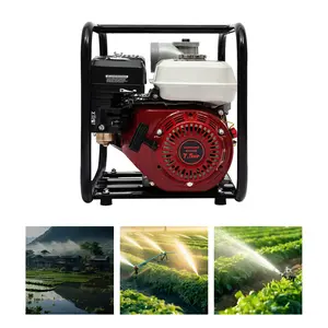 Multi Functional 4 Stroke Gasoline Engine Water Pump for Farm Irrigation Firefighting with High Efficiency Low Fuel Consumption