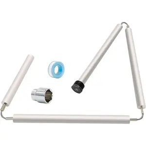44" Flexible Magnesium Anode Rod, Hot Water Heater Anode Rod Replace for , Rheem, Reliance, Richmond, Kenmore Water Heater Including 1-1/16" Hex Socket Tool and Teflon Tape