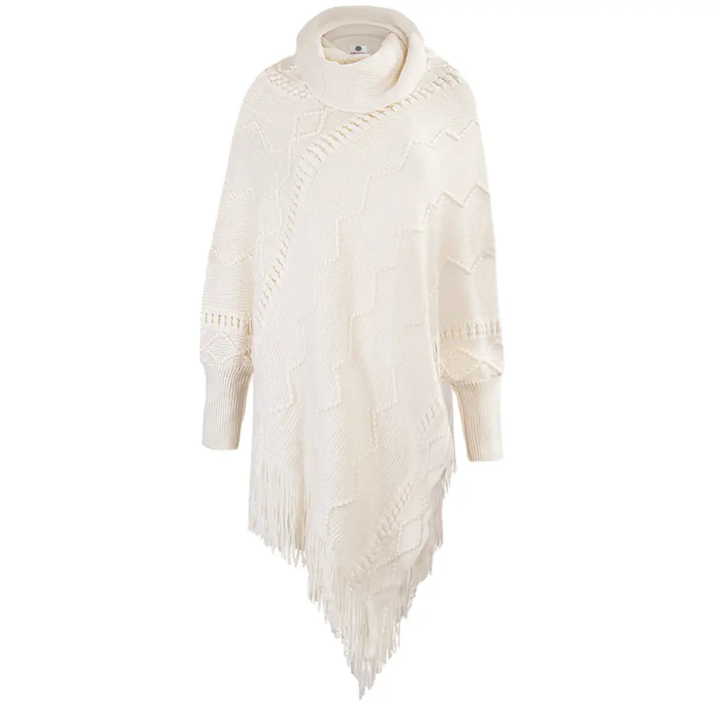 Poncho Sweater | Ivory