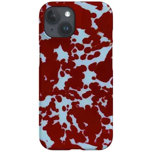 Magsafe Tortoise Print Phone Case: Designer Animal Print; Red