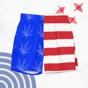 Patriotic 4th of July Swim Trunks – Plant Lover Mens Swimwear, Couples Matching Bathing Suit, Quick-Dry Summer Shorts with pockets, Swim shorts for men 2025