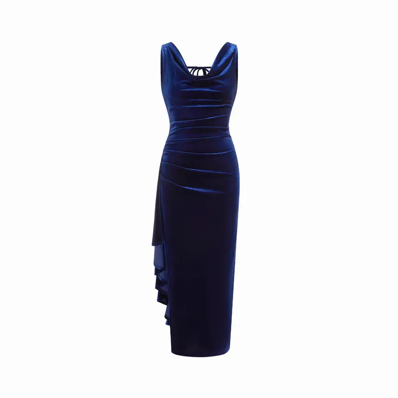 short mermaid dress for women Jovani 40300 Short Mermaid Fit Midi Length Cocktail Dress