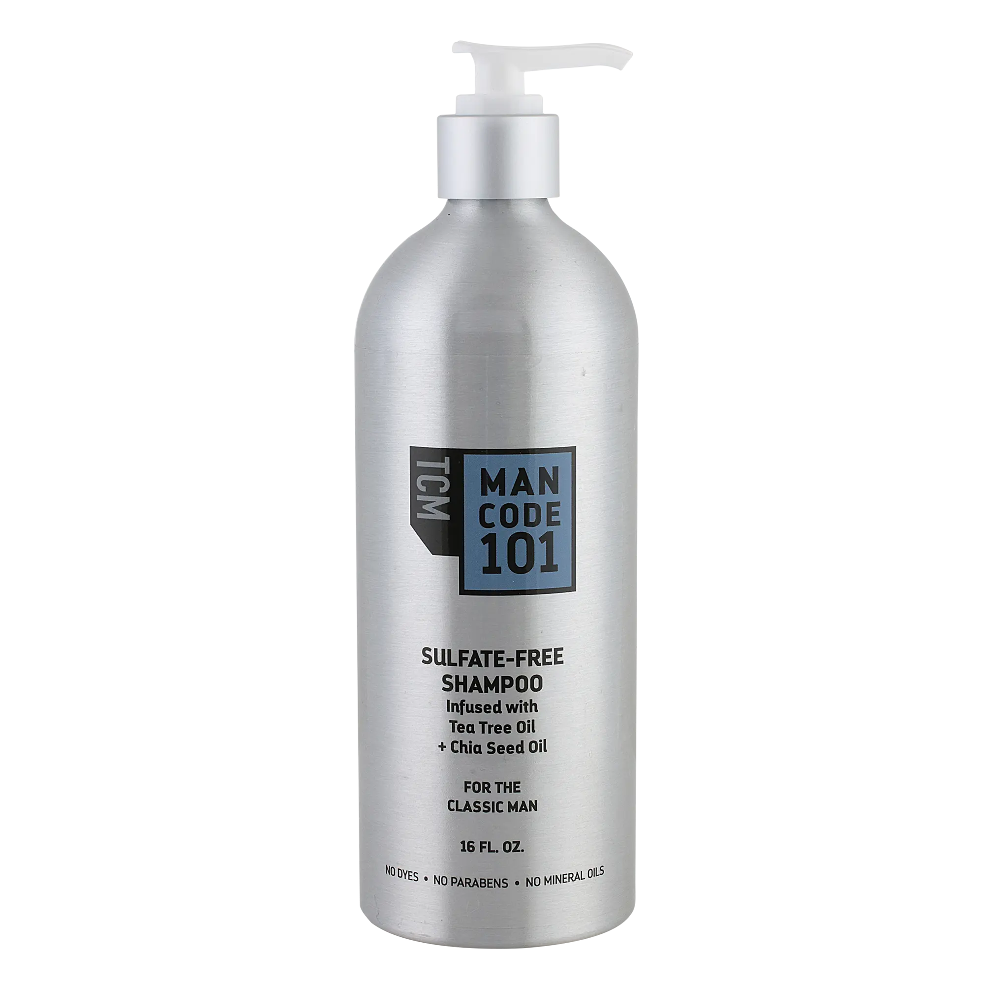 TCM Mancode 101 Sulfate Free Shampoo 16oz