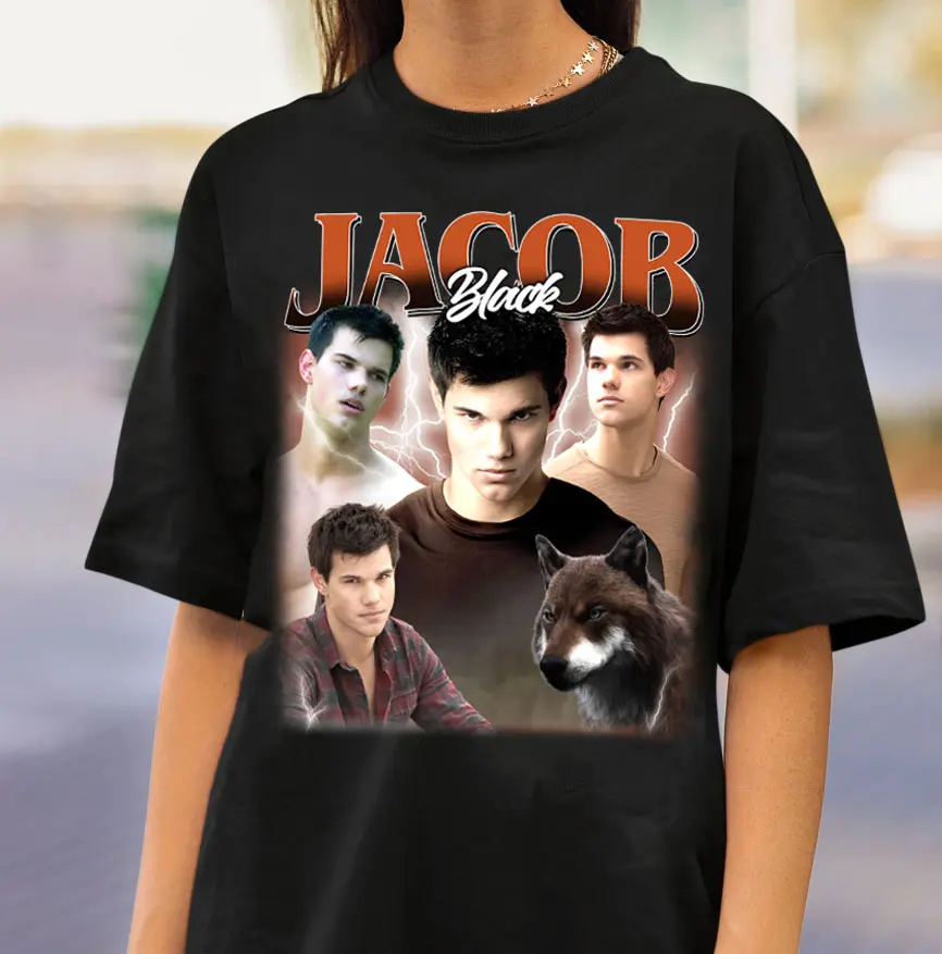 Jacob Black Shirt, Retro T-Shirt, Team Jacob Shirt, Twilight Movie T-Shirt, Jacob Black Movie