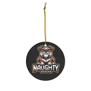 Ceramic Ornament, Naughty Bull Dog