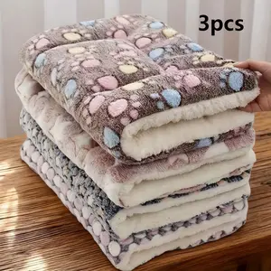 3 Piece Pet Bed Set, Holiday Gift Pet Nest, Christmas Halloween Dual Festival Plush Pad Blanket, Suitable for Small Dogs Cup Puppies
