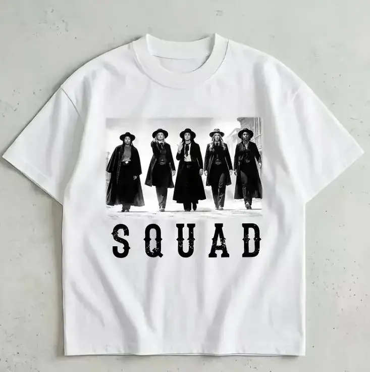 Squad T-Shirt, SC and Team Hoodie, Full Sizes, Unisex Graphic Crewneck