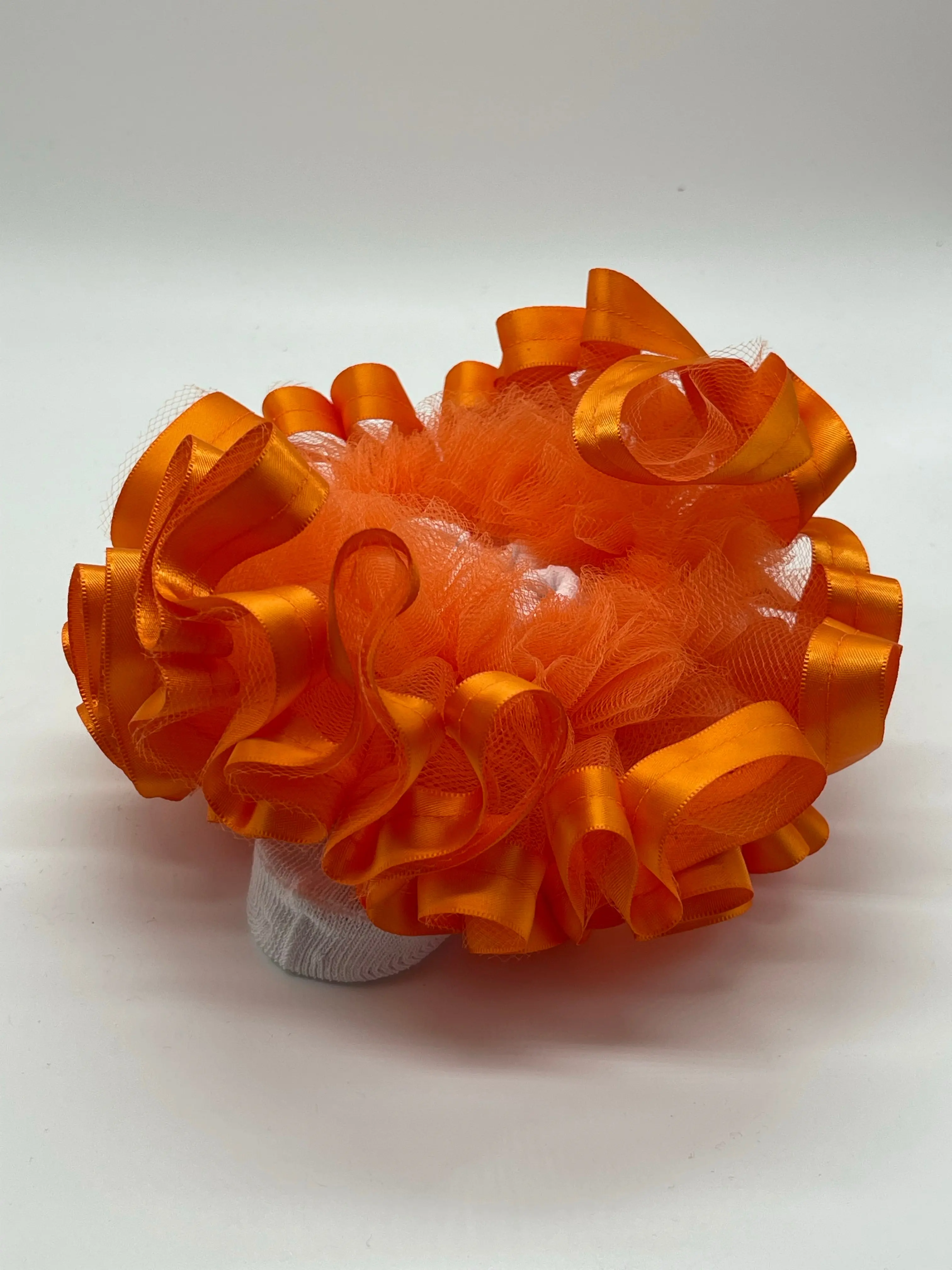 Orange Ruffle socks