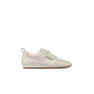 Jslides Paige Leather Almond Toe Sneaker Women's Shoes - Round Toe, Laces, All Seasons, Premium Leather, Cushioned Insole, Supportive Sole, Casual & Smart-Casual