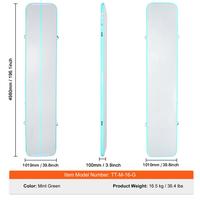 Mint Green 16 ft x 3.3 ft x 4 in（500 x 100 x 10 cm